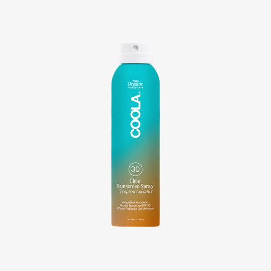 Clear Sunscreen Spray SPF30 - Tropical Coconut