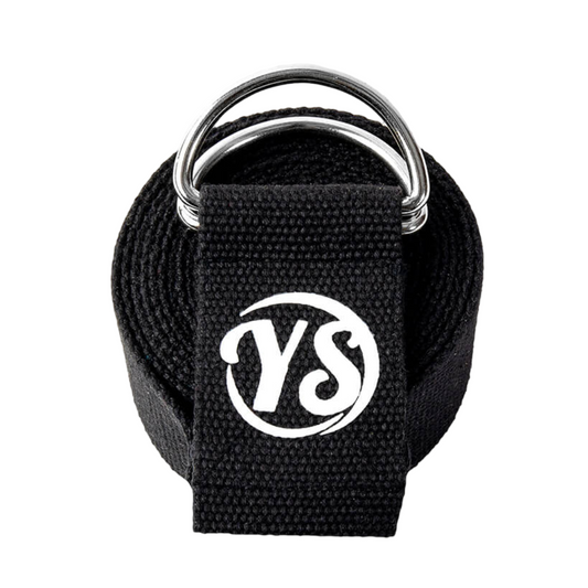 Belt Strap Metal D-Ring Buckle - Black