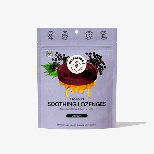 Propolis Soothing Lozenges - Elderberry