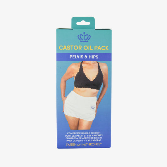 Castor Oil Pack for Pelvis and Hips