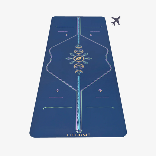 Cosmic Moon Travel Mat - Dusk Blue