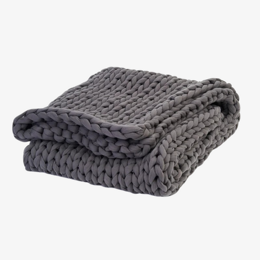 Cotton Weighted Blanket - Asteroid Grey