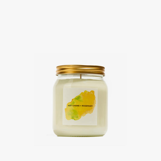 Uplift may chang and rosemary candle