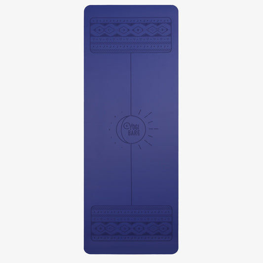 Lunar Paws Natural Extreme Grip Yoga Mat - Blue